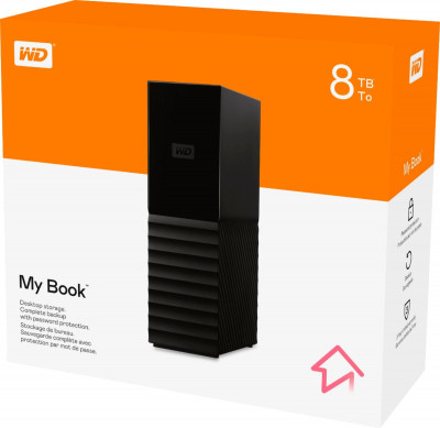 DISQUE DUR EXTERNE WD MY BOOK 8TB 