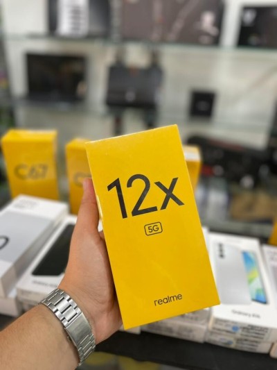 SMARTPHONE REALME 12X 5G 08RAM/256GB GLOWING BLACK DUAL REALME 12X 5G