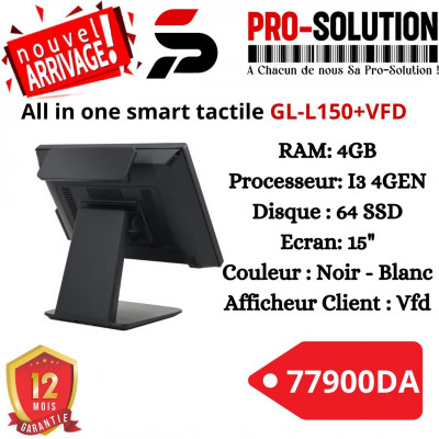 Nouvel Arrivage All in one Tactile GL-L150 + Afficheur Client