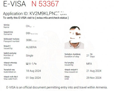 reservations-visa-armenia-تأشيرة-أرمينيا-bou-ismail-tipaza-algerie