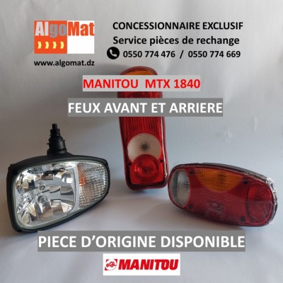 MANITOU - FEUX ARRIERE ET AVANT -  مانيطو ـ المصابيح الخلفية والأمامية