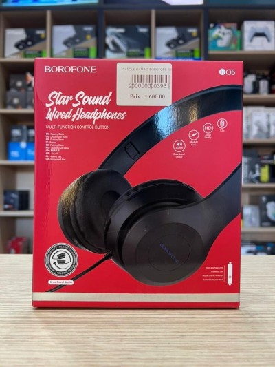 CASQUE BOROFONE B05 AVEC FIL