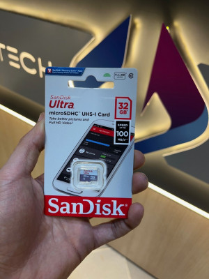 CARTE MEMOIRE SANDISK ULTRA MICRO SD Class 10 32GB 100 MB/S