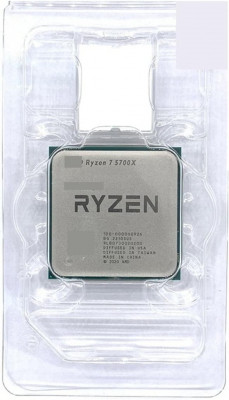 CPU AMD RYZEN 5 5700X TRAY ( 3.4 GHz Up To 4.6 GHz 8Cores 16 Threads 32Mb Cache )