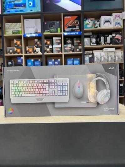 COMBO MARS GAMING MCP 124 PRO WHITE ( 4EN1 )