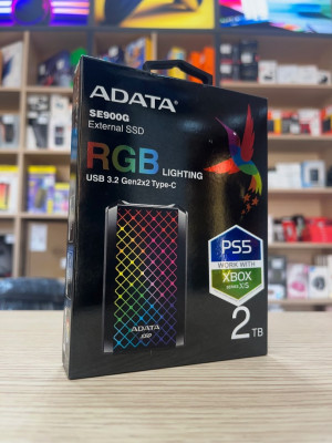 DISQUE EXTERNE SSD ADATA XPG SE900G 2TB USB 3.2 Gen2X2 RGB ( COMPATIBLE AVEC PS5 / XBOX SERIES )