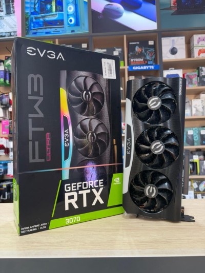 GPU EVGA FTW3 RTX 3070 8GB ( USED LIKE NEW )