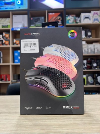 SOURIS MARS GAMING MMEX WHITE