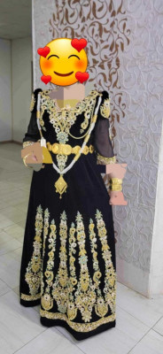 ملابس-تقليدية-tres-belle-gandoura-constantinoise-الجزائر-وسط