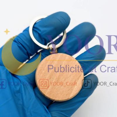 Porte-clés hetre 4cm بورتكلي خشب الزان