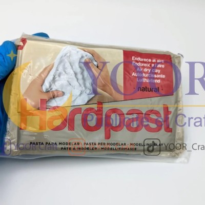 Argile autodurcissante blanche 500g طين يجف بالهواء ابيض