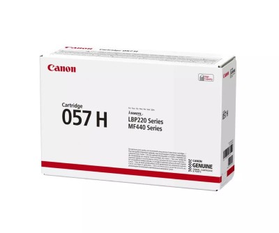 TONER CANON 057H (3010C002) noir de 10000 pages original
