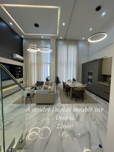 بيع شقة دوبلكس 5 غرف الجزائر درارية