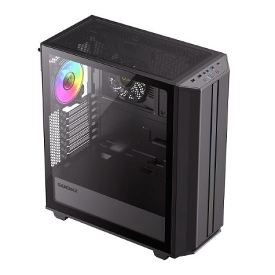 Boîtier PC GAMEMAX Précision 2 Noir | ARGB & Verre Trempé