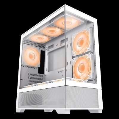 Boîtier PC GAMEMAX Vista MW - Verre Trempé, GPU 410mm, Refroidissement Avancé