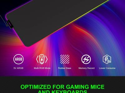 Gamemax RGB GMP-003 Tapis De Souris 800 X 300 X 3 mm