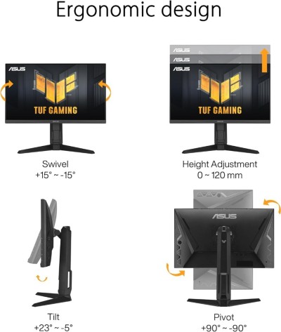 Moniteur Gaming ASUS VG249QL3A - 23.8", 180Hz, 1ms, IPS Full HD, Neuf