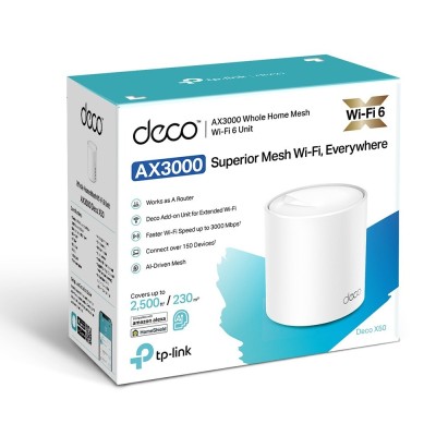 TP-LINK DECO X50 1PACK ROUTEUR WIFI6 AX3000