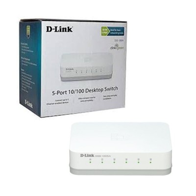 D-Link DES-1005A Switch De Bureau 5 Ports 10/100 Mbps