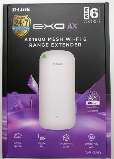  d-link DAP-X1860 Répéteur Wi-Fi 6 EXO AX1800 Mesh range extender