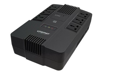 ONDULEUR UNOMAT UPS UM-TOP-650VA ( POSITIONNEMENT HORIZONTAL) 6 SORTIES UNIVERSELLES + USB