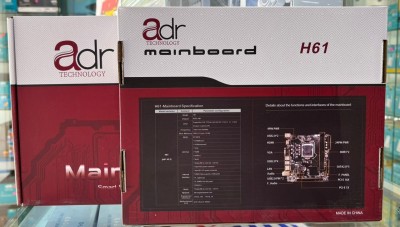 Carte Mère ADR H61 - LGA 1155, Micro-ATX, DDR3 (Neuve)h61
