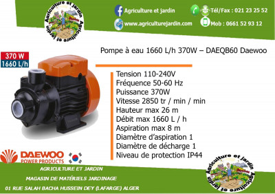 jardinage-pompe-a-eau-daewoo-deqb60-hussein-dey-alger-algerie