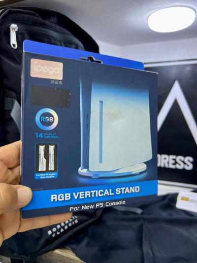 IPEGA Support vertical slim ipega PS5-RGB - Blanc
