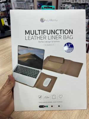 Pochette MacBook COTEetCI en cuir 