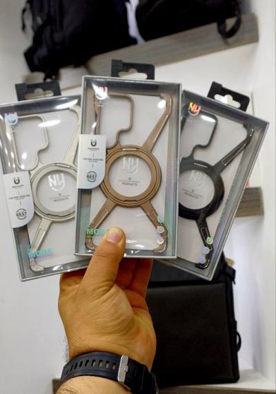 Antichoc métallique S25 ULTRA avec Support MagSafe 