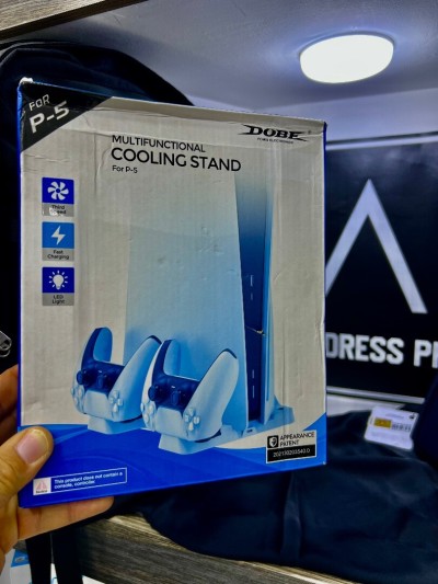 Support Dobe avec Ventilateur et Chargeur pour PS5