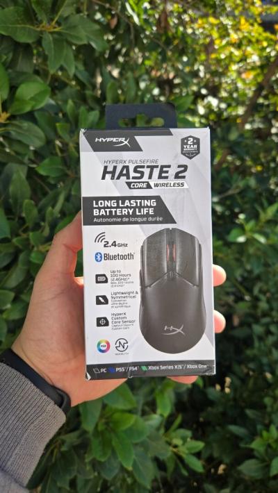 HyperX Pulsefire Haste 2 Core Wireless - Souris Gaming Sans Fil Ultra-Légère