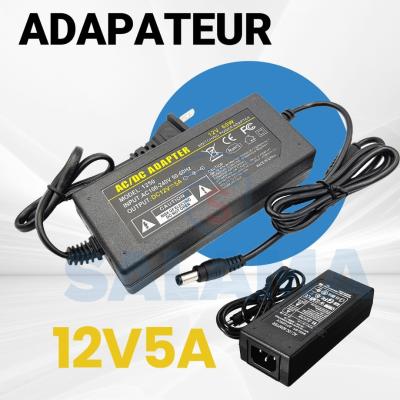 Adaptateur 12V 5A CCTV