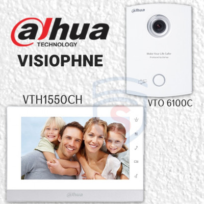 Visiophone Dahua VTO6100 / VTH 1550CH