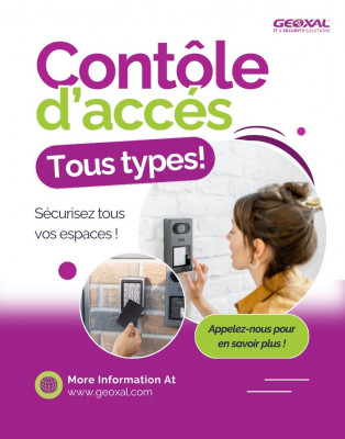 securite-alarme-gestion-controle-dacces-empreinte-digitale-badges-visiophone-collectif-multi-portes-geoxal-dar-el-beida-alger-algerie