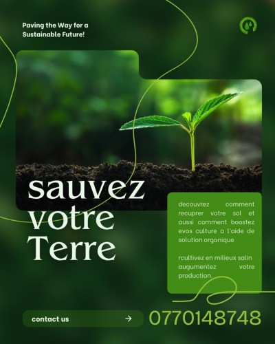  خدمة المتابعة العضوية و البيولوجية لمشاكل الملوحة و الإنتاج الطبيعي 