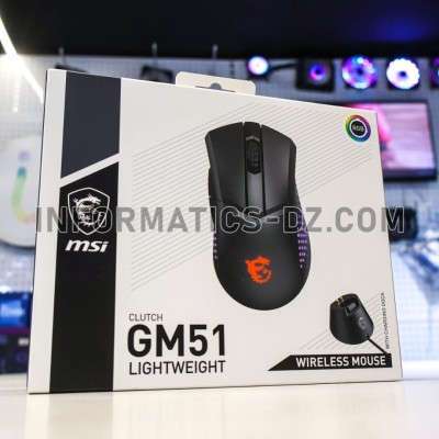 MSI Clutch GM51 Lightweight Gaming Mouse -85g - SOURIS GAMER