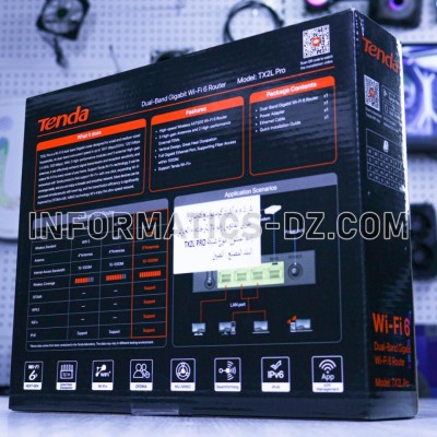 Tenda TX2L-PRO Dual-Band Gigabit Wi-Fi 6 Router