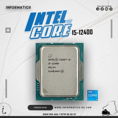 Intel Core i5-12400 TRAY 6 Cores, 12 Threads, 4.4 GHz