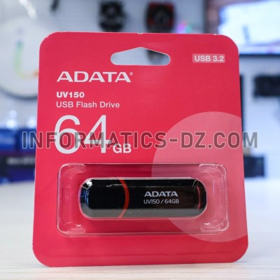 FLASH DISQUE ADATA UV150 3.2 usb // 32GB // 64GB // 128GB