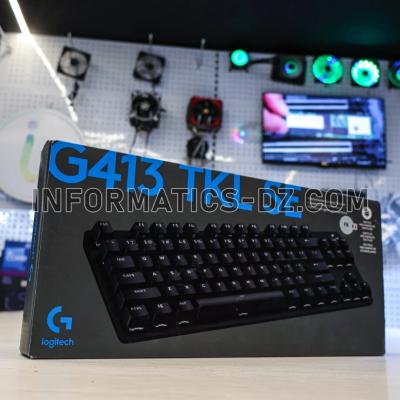 Logitech G413 TKL SE Mechanical Keyboard - PBT Keys, Aluminum Design, White Backlight