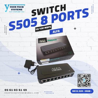Switch ALFA S508 Commutateur réseau 8 Ports 10/100 Mbps