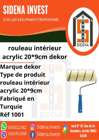 Rouleau Interieur Acrylic 20*9 Cm  DEKOR