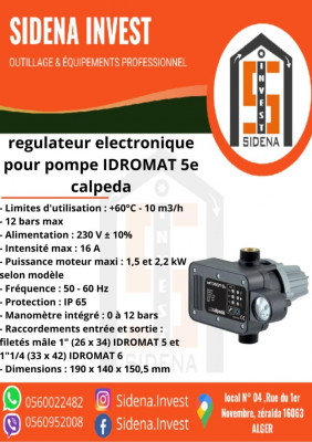 outillage-professionnel-regulateur-electronique-calpeda-idromat-5e-zeralda-alger-algerie