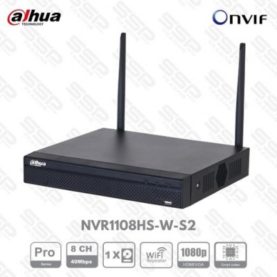 NVR1108HS-W-S2 IMOU Wi-Fi 8 Channel Compact 1U 1HDD 