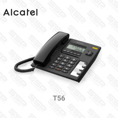Téléphone analogique Alcatel T56 avec afficheur et 4 buttons mémoires