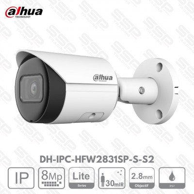 Camera IP Dôme, 4MP, Objectif 2.8mm, IR:50m, Audio, Série PRO,DH-IPC-HDW4431EMP-AS