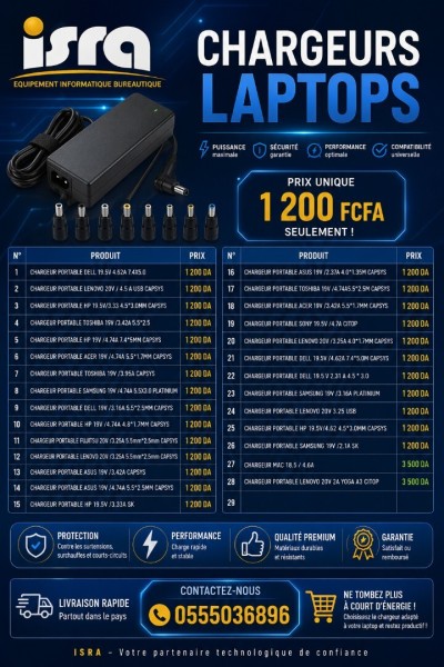 كابلات-ومحولات-chargeurs-laptops-عنابة-الجزائر
