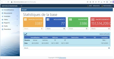 Gestion et Inventaire des Immobilisations