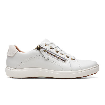 basquettes-clarks-nalle-lace-white-leather-cheraga-alger-algerie